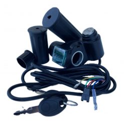 Ручка газу для електротранспорту з замком запалювання та вольтметром комплект