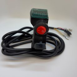 Курок газу із кнопкою та вольтрметром 12v-100V
