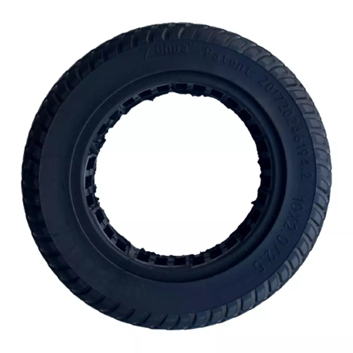 Шина для электротранспорта безкамерна з внутрішніми сотами 10*2/2.5 - Зображення 2