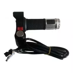 Alternative view of Ручка газа для электротранспорта с замком зажигания, вольтметром и кнопкой на 3 положения комплект