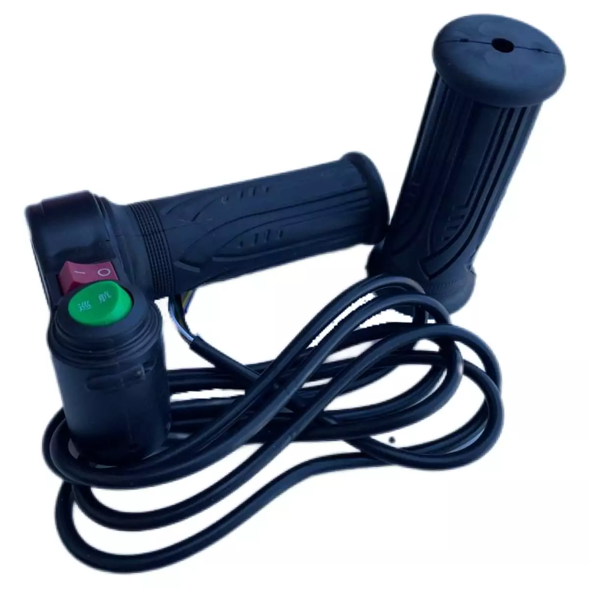 Ручка газа для электротранспорта с кнопкой включения и кнопкой без фиксации комплект Ручка газа для электротранспорта с кнопкой включения и кнопкой без фиксации комплект