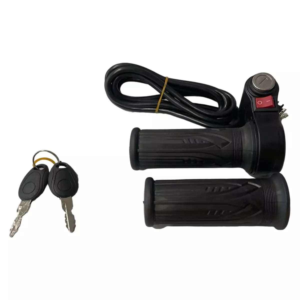 Ручка газа для электротранспорта с замком зажигания и кнопкой Ручка газа для электротранспорта с замком зажигания и кнопкой