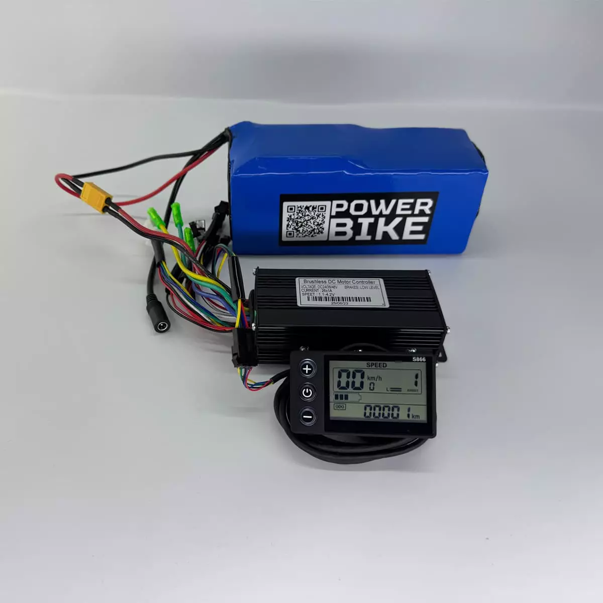 Контролер синусний з екраном 24/36V/48V 600W-1200W 26A для електровелосипедів - Зображення 6