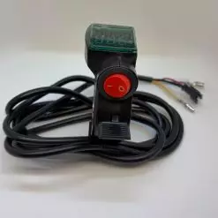 Курок газу із кнопкою та вольтрметром 12v-100V